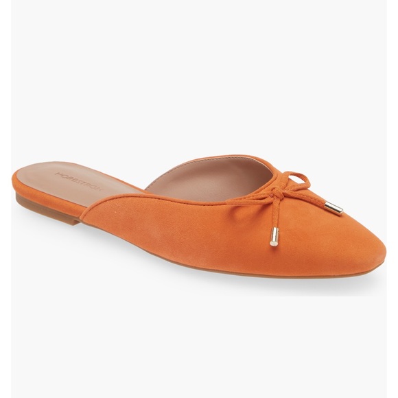 Nordstrom Shoes - Nordstrom Jude Bow Mule in Orange Bisque Size 7.5